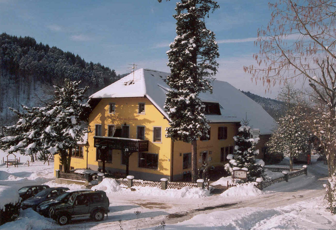 Unser Haus im Winter